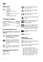 Предварительный просмотр 6 страницы Grizzly HRM 300 Translation Of The Original Instructions For Use