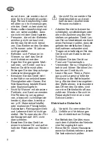 Preview for 8 page of Grizzly HWW 3038 Translation Of The Original Instructions For Use