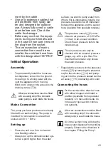 Preview for 41 page of Grizzly HWW 3038 Translation Of The Original Instructions For Use