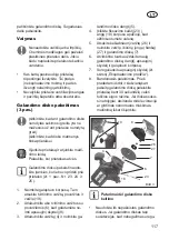 Предварительный просмотр 117 страницы Grizzly KSG 220 Translation Of The Original Instructions For Use