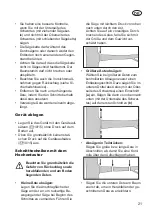 Preview for 21 page of Grizzly KSHS 710-500 2in1 Translation Of The Original Instructions For Use