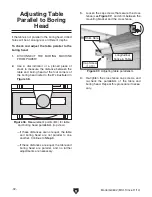 Preview for 34 page of Grizzly Line Boring Machine G0642 Owner'S Manual