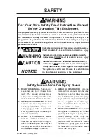 Preview for 2 page of Grizzly Model H8222 Instruction Manual