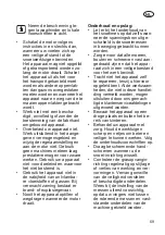 Preview for 69 page of Grizzly MR 1000 Translation Of The Original Instructions For Use