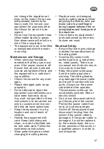 Preview for 87 page of Grizzly MR 1000 Translation Of The Original Instructions For Use