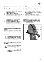 Preview for 123 page of Grizzly MTS 43-14 E2 Translation Of The Original Instructions For Use