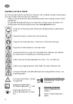 Preview for 8 page of Grizzly MTS 43 AC E2 Translation Of The Original Instructions For Use