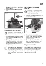 Предварительный просмотр 19 страницы Grizzly MTS 43 AC E2 Translation Of The Original Instructions For Use