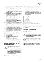 Предварительный просмотр 179 страницы Grizzly MTS 43 AC E2 Translation Of The Original Instructions For Use