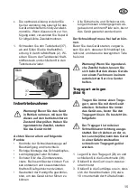 Preview for 15 page of Grizzly MTS 52-15 E2 Translation Of The Original Instructions For Use