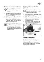 Preview for 21 page of Grizzly MTS 52-15 E2 Translation Of The Original Instructions For Use