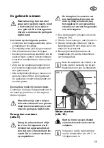 Preview for 59 page of Grizzly MTS 52-15 E2 Translation Of The Original Instructions For Use