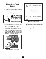 Предварительный просмотр 21 страницы Grizzly Power Feeder G4176 Owner'S Manual