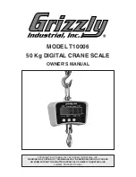 Grizzly T10006 Owner'S Manual preview