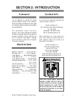 Preview for 4 page of Grizzly T10006 Owner'S Manual