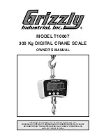 Preview for 1 page of Grizzly T10007 Owner'S Manual