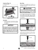 Предварительный просмотр 2 страницы Grizzly T10052 Instructions Manual