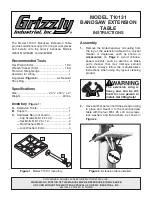 Preview for 1 page of Grizzly T10131 Instruction Manual