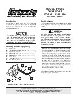 Grizzly T10252 Instructions preview