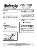 Grizzly T10256-58 Instructions предпросмотр