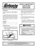 Grizzly T10264 Instructions предпросмотр