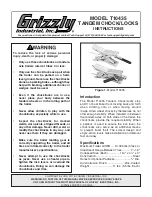 Grizzly T10435 Instructions preview