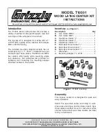 Grizzly T10501 Instructions preview