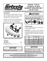 Preview for 1 page of Grizzly T10538 Instructions