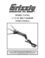 Preview for 1 page of Grizzly T10745 Owner'S Manual