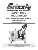 Preview for 1 page of Grizzly T10814 Owner'S Manual