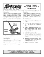 Grizzly T10827 Instructions предпросмотр