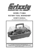 Предварительный просмотр 1 страницы Grizzly T10828 Owner'S Manual