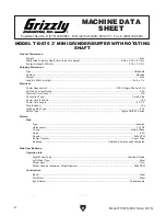 Preview for 6 page of Grizzly T10875 Owner'S Manual