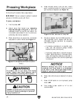 Предварительный просмотр 22 страницы Grizzly T1242 Owner'S Manual