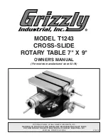 Предварительный просмотр 1 страницы Grizzly T1243 Owner'S Manual