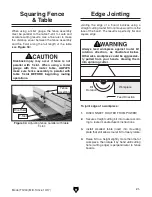 Предварительный просмотр 23 страницы Grizzly T1244 Owner'S Manual