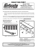 Предварительный просмотр 1 страницы Grizzly T1250 Quick Start Manual