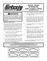 Grizzly T20682 Instructions предпросмотр