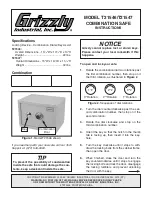 Grizzly T21546 Instructions предпросмотр