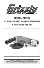 Preview for 1 page of Grizzly T23084 Instruction Manual