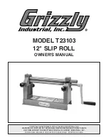 Preview for 1 page of Grizzly T23103 Owner'S Manual