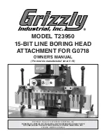 Предварительный просмотр 1 страницы Grizzly T23950 Owner'S Manual