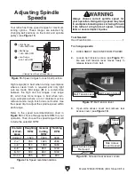 Предварительный просмотр 20 страницы Grizzly T25920 Owner'S Manual