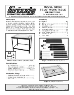 Preview for 1 page of Grizzly T25953 Instructions