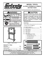 Предварительный просмотр 1 страницы Grizzly T27978 Instructions Manual