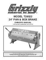 Grizzly T28522 Owner'S Manual preview