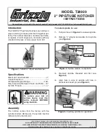 Grizzly T28929 Instructions Manual preview