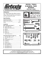 Grizzly T30860 Instructions Manual предпросмотр