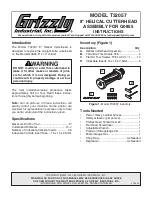 Grizzly T32057 Assembly Instructions Manual предпросмотр