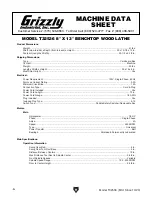 Предварительный просмотр 8 страницы Grizzly T32536 Owner'S Manual